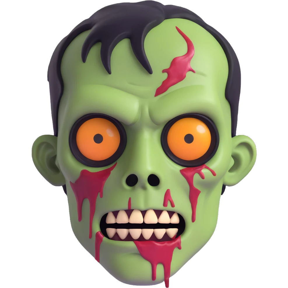 ZOMBIE MAN FACE emoji