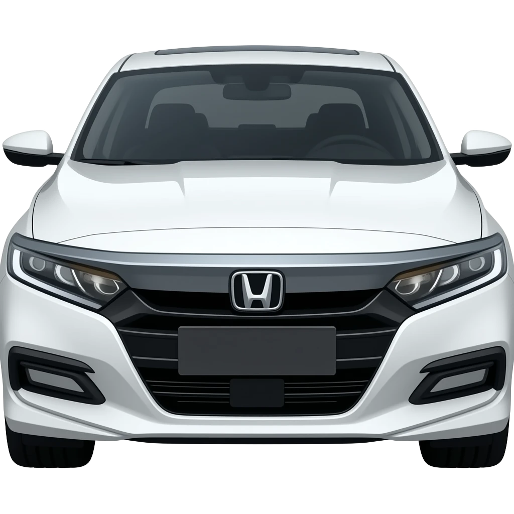 White Honda accord emoji