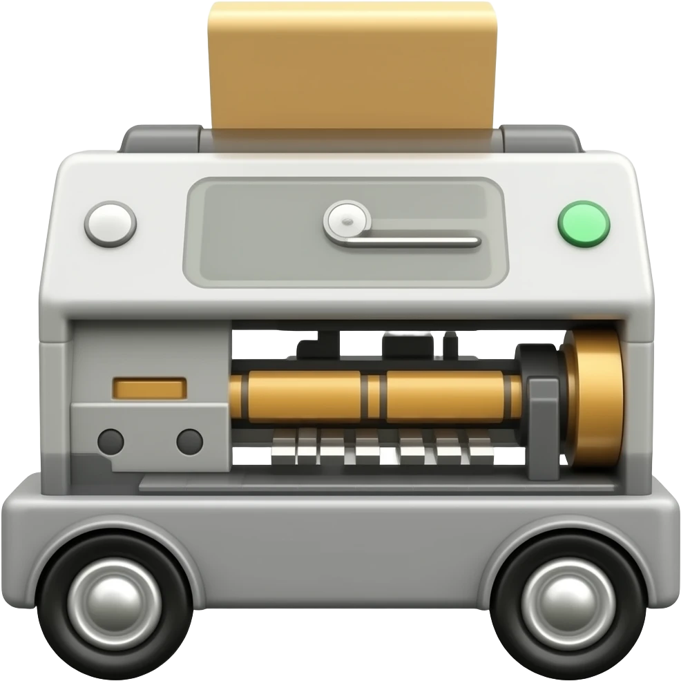 machine on wheels emoji