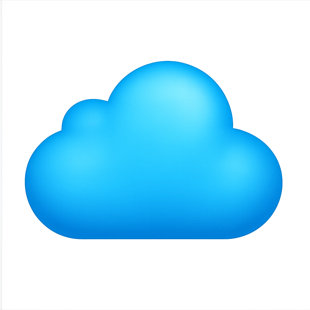 blue cloud emoji emoji