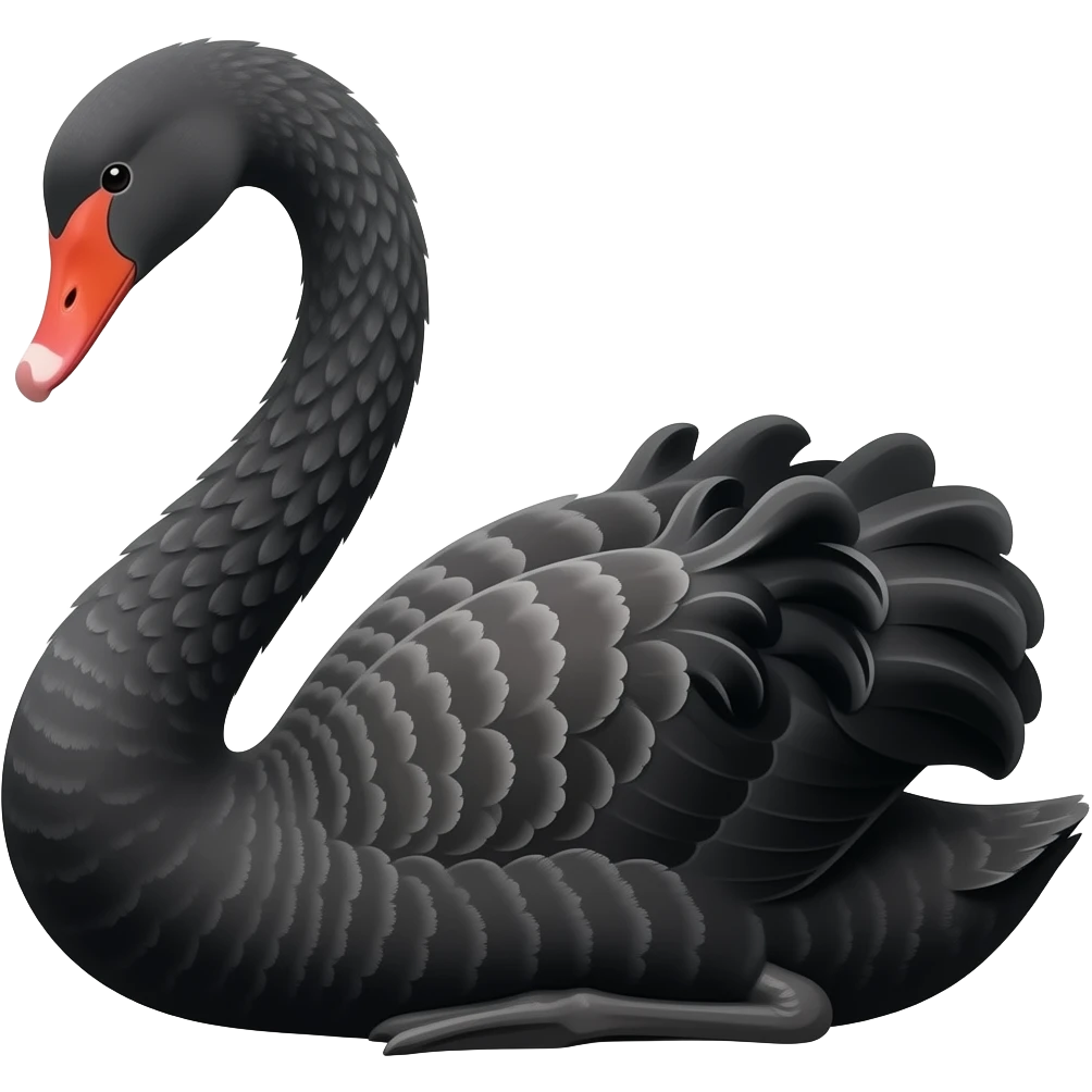 Convert into in emoji black swan con emoji
