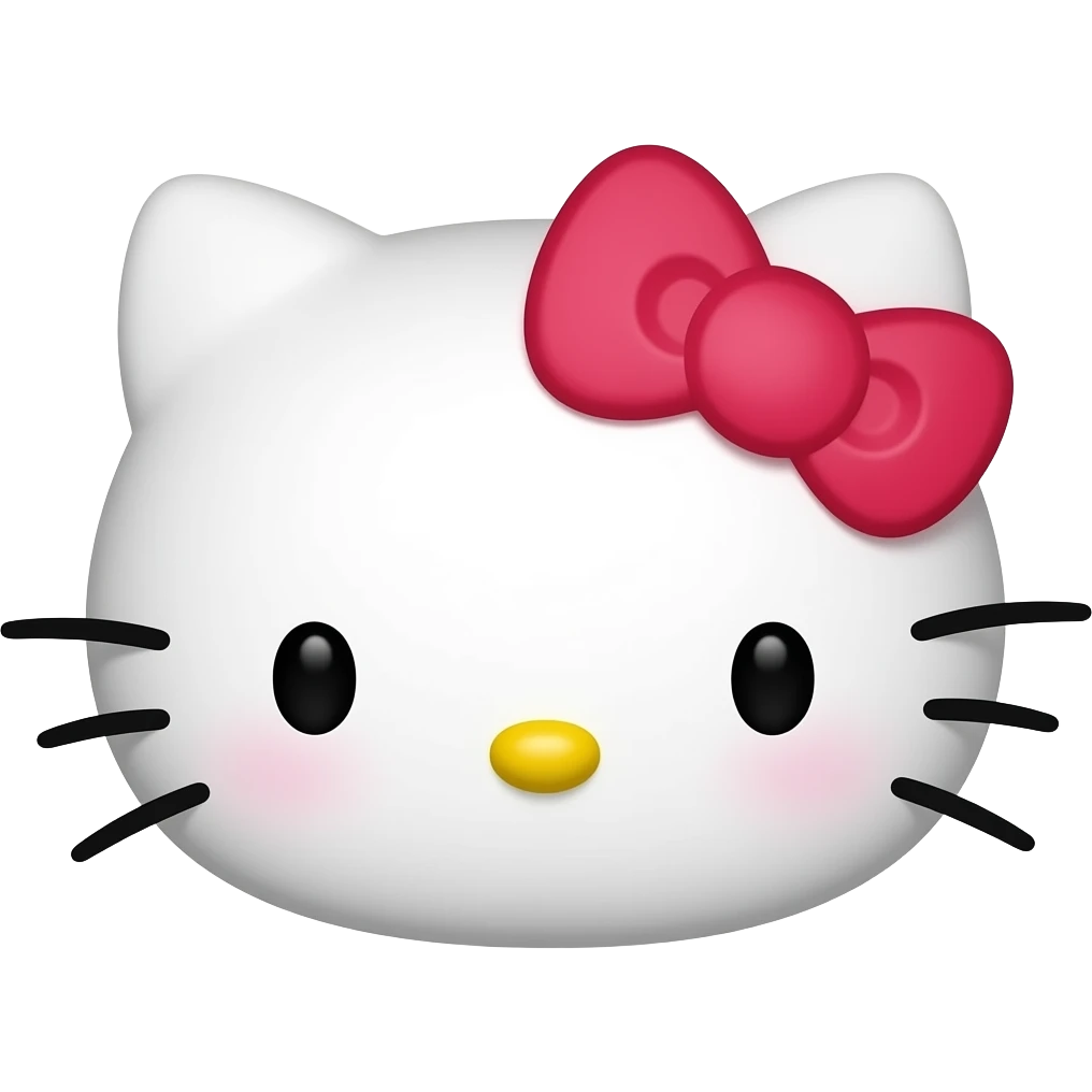Patilla de hello kitty emoji
