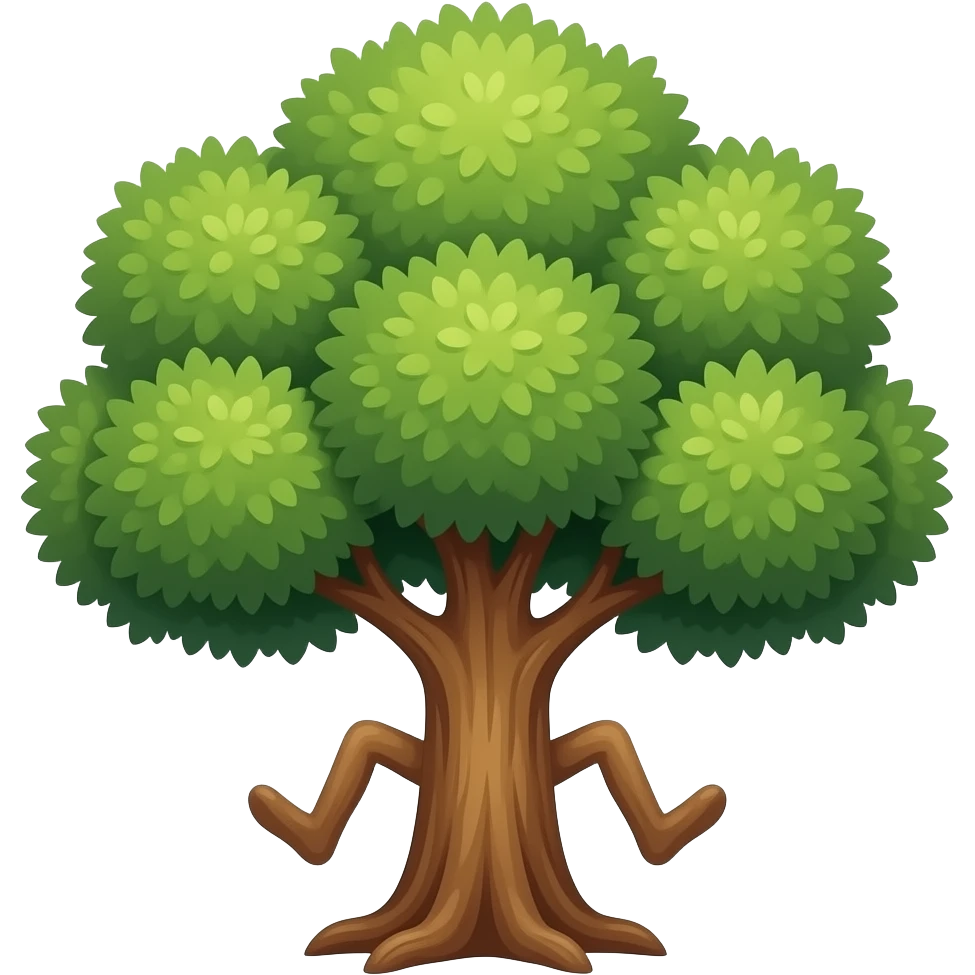 Twerking tree emoji