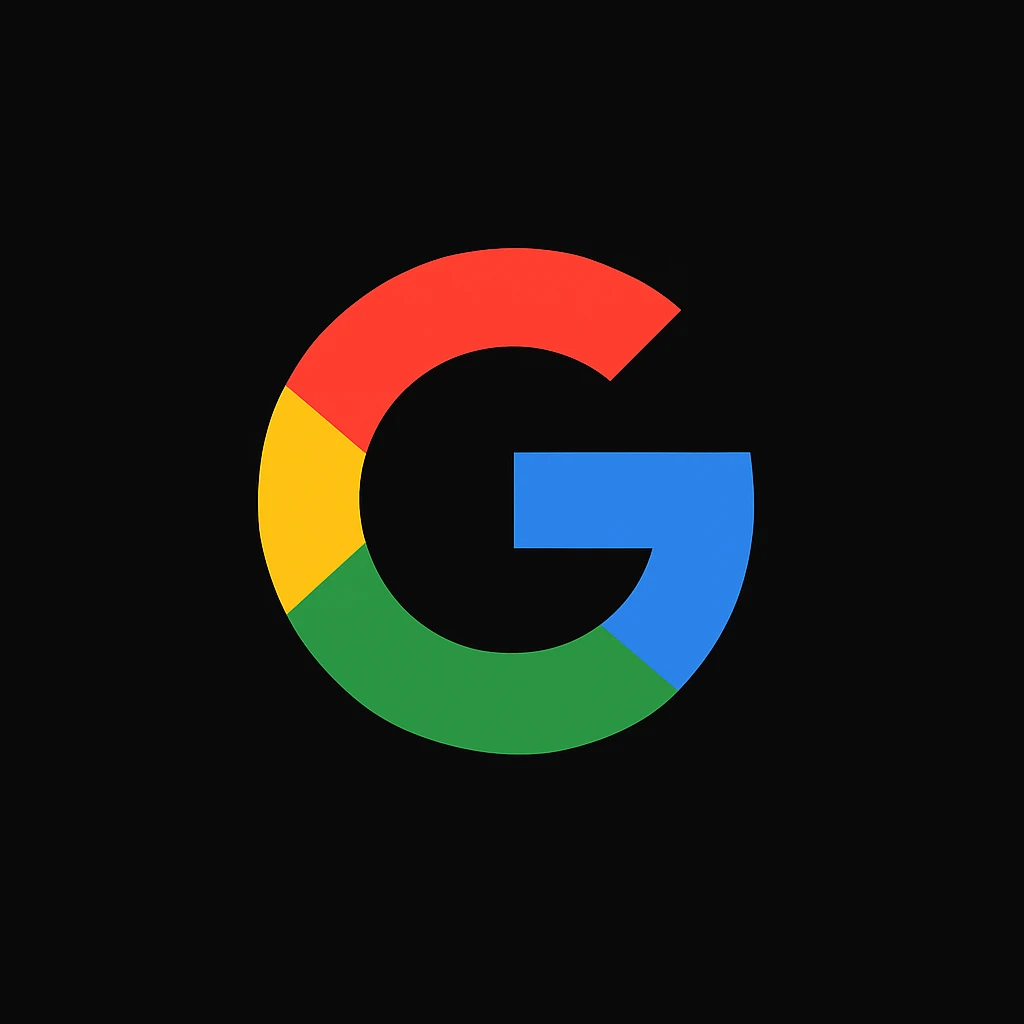 make golo of "IMAGEN 4" with googles G, black background emoji