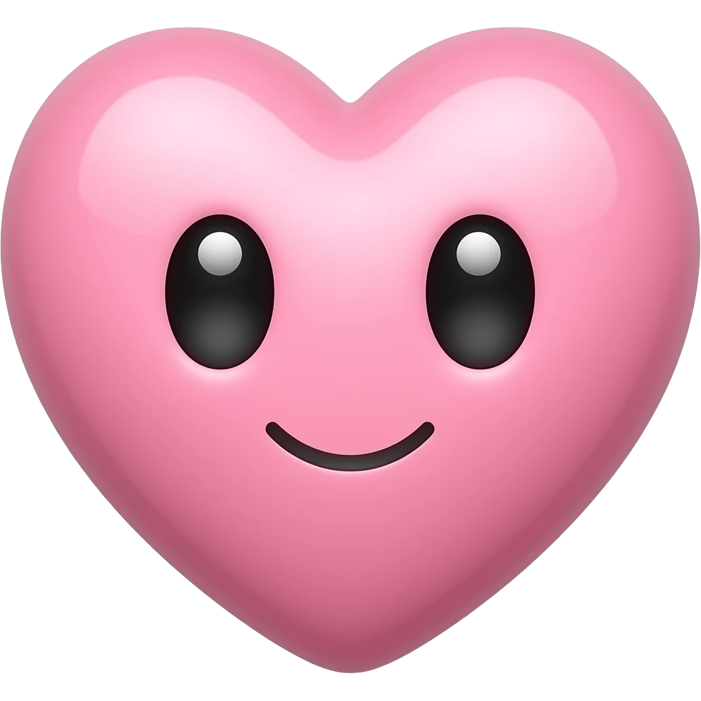 Cute pink emoji