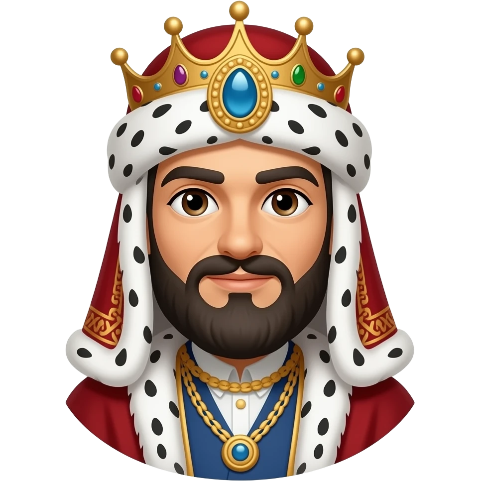 traditional Persian king , no fur emoji