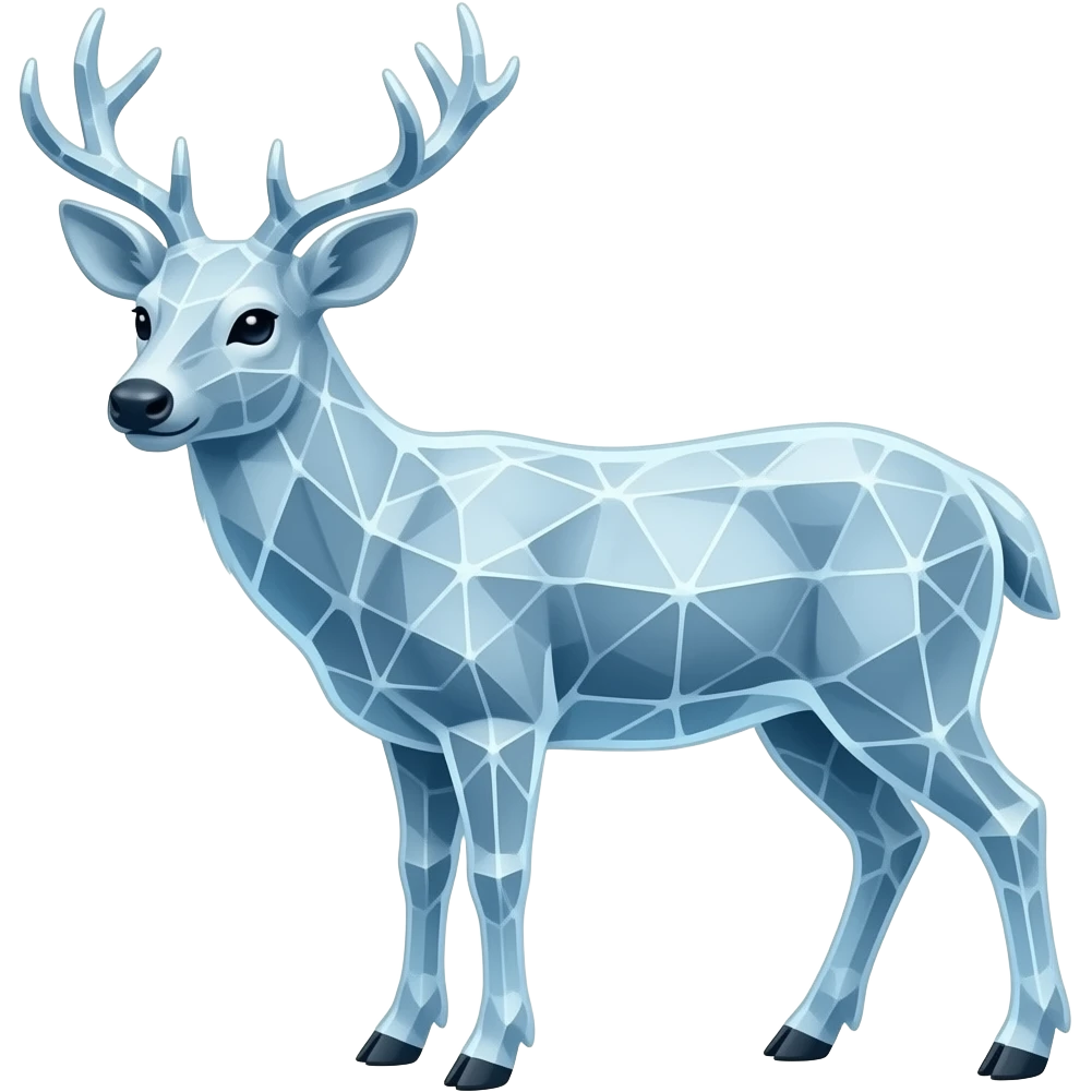 Frozen deer emoji