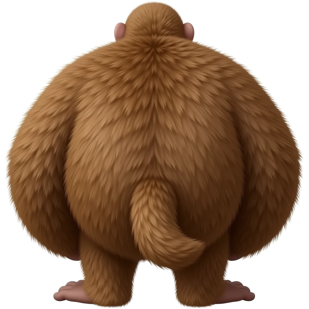 Hairy huge buttocks midgetsanus spread and brown emoji