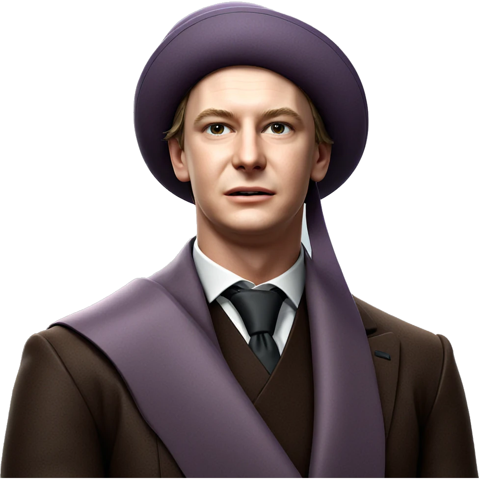 dapper boy in a hat emoji