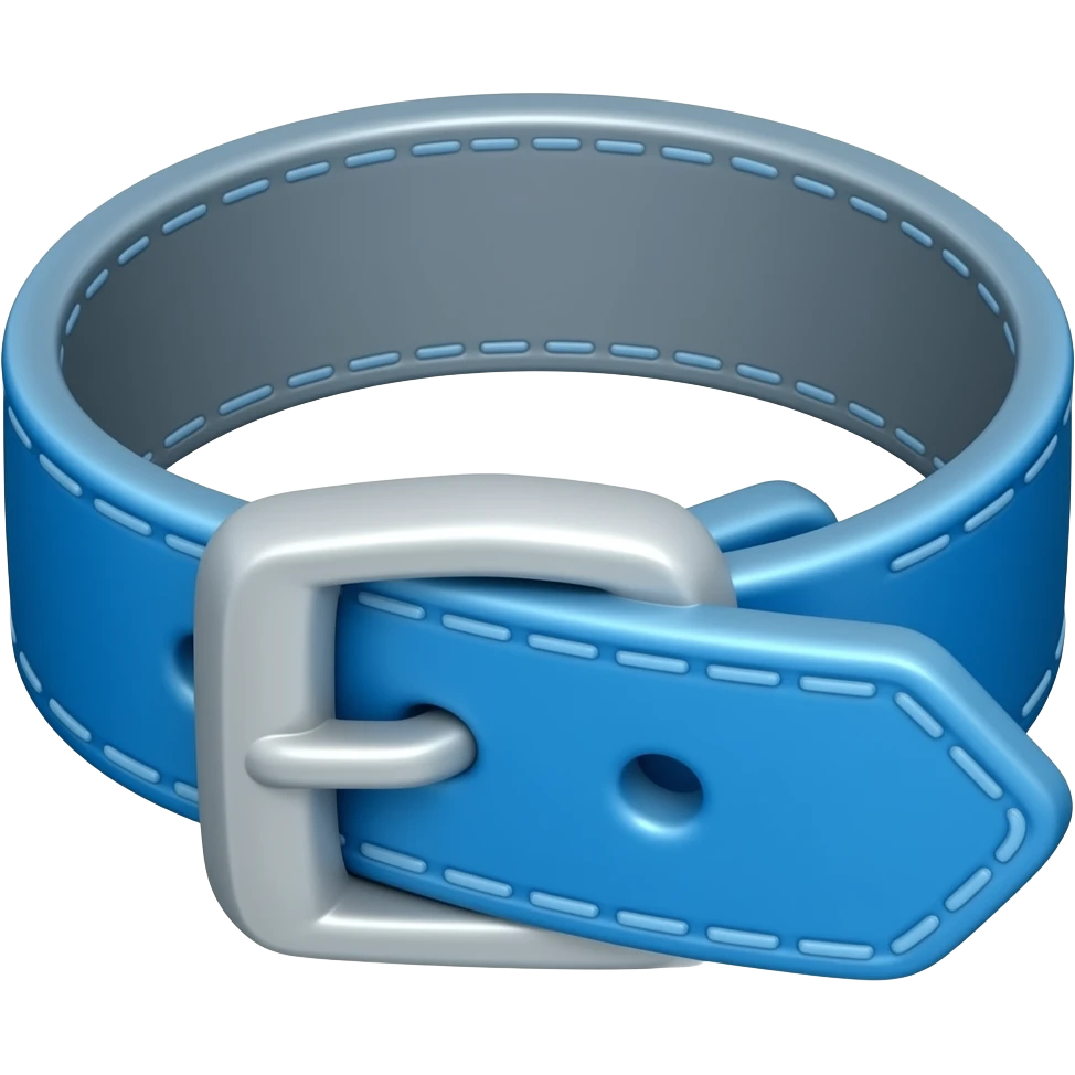 Fait un emoji d’une ceinture bleue emoji