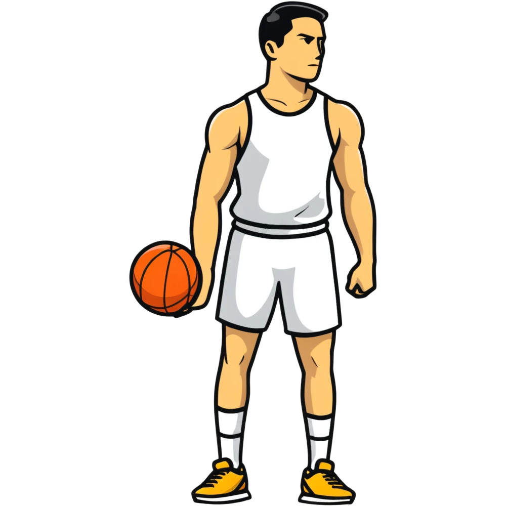 tall athlete standing emoji