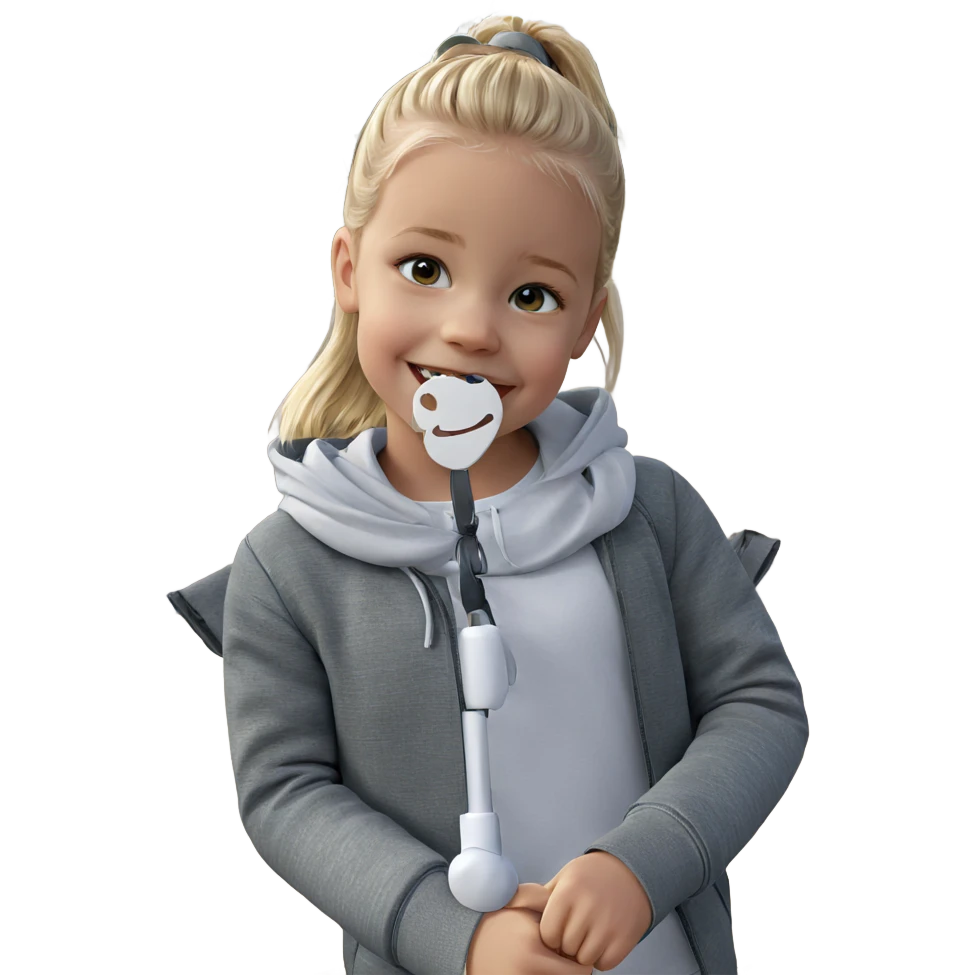 blonde girl outdoors smiling emoji