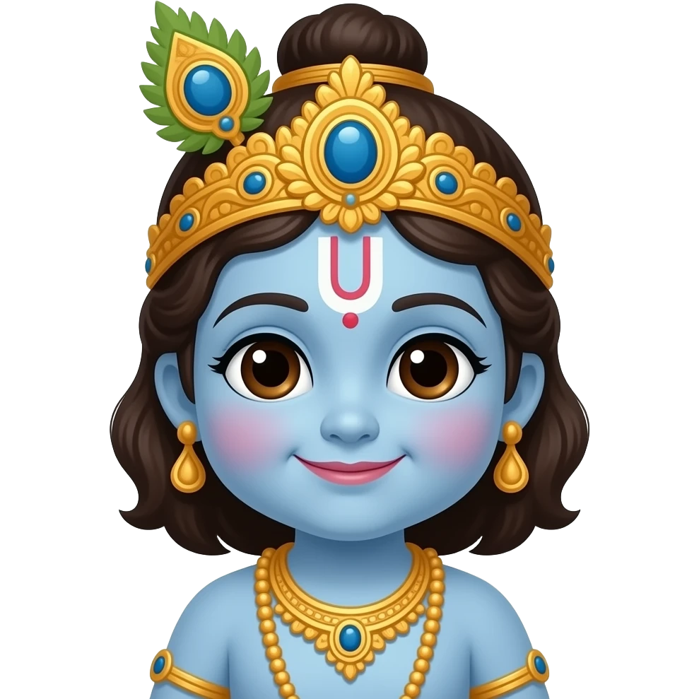 Baby Krishna emoji