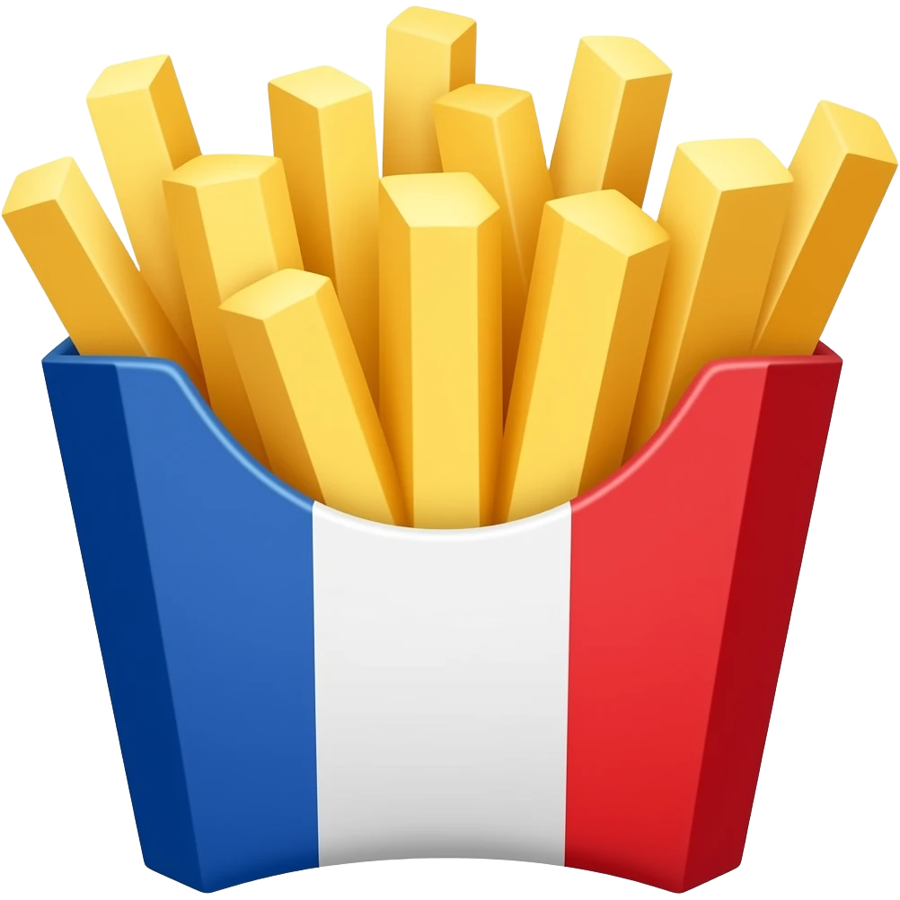 french fries emoji