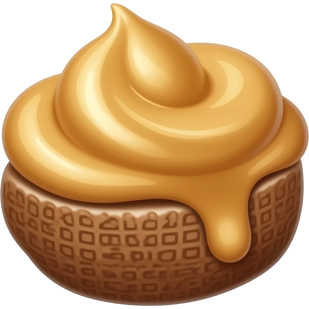 dates with peanut butter emoji