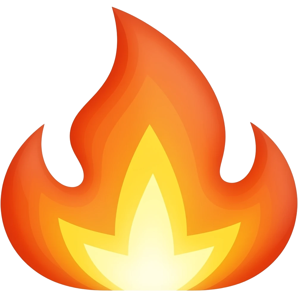 wat meer brandender en vuriger emoji