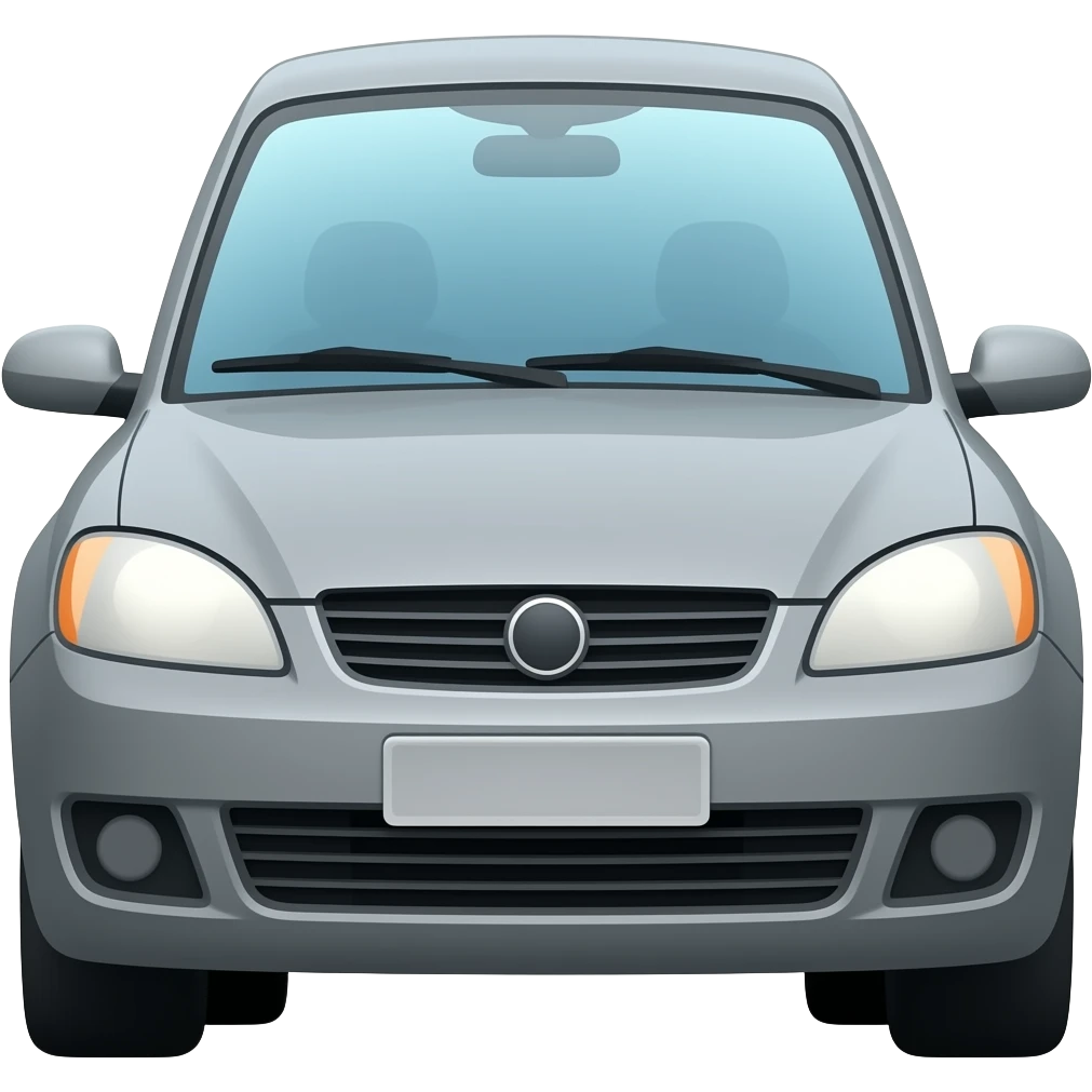 Gray car emoji