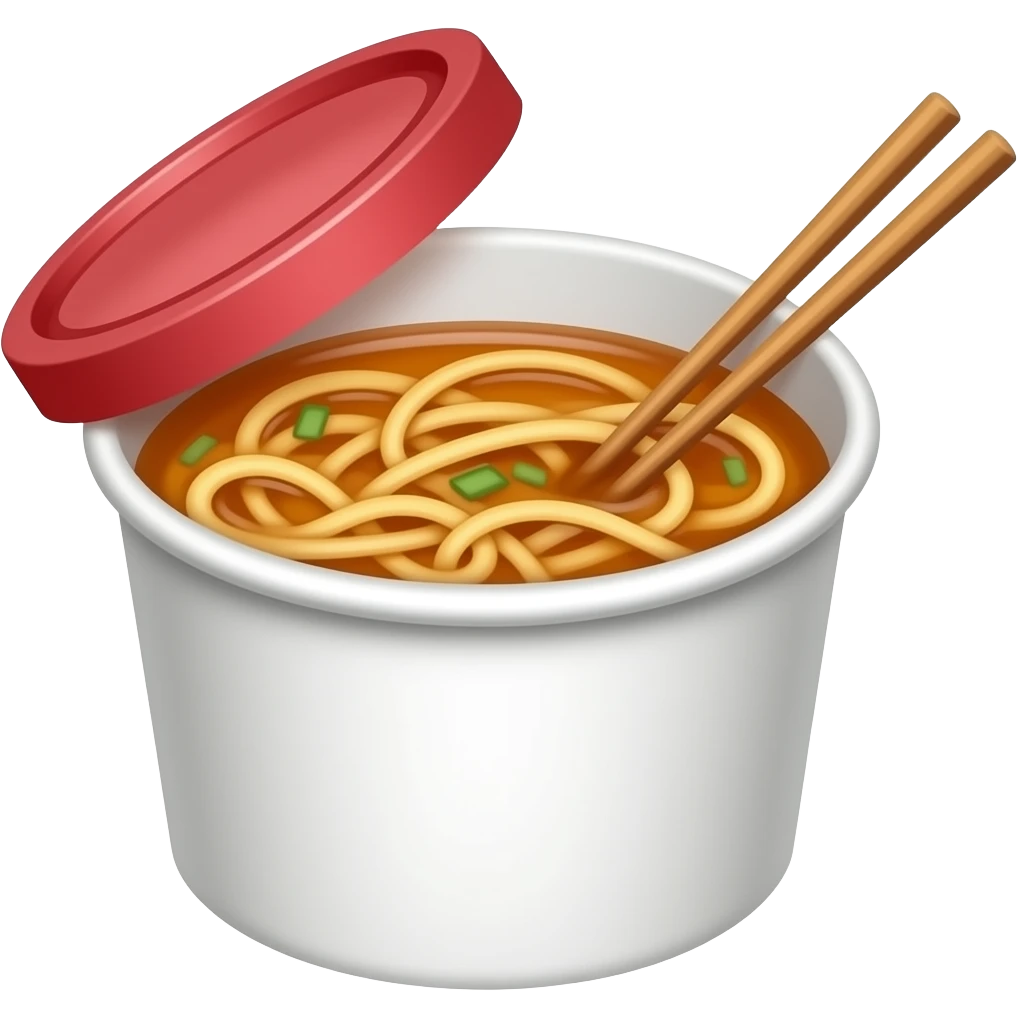 Cup noodles emoji