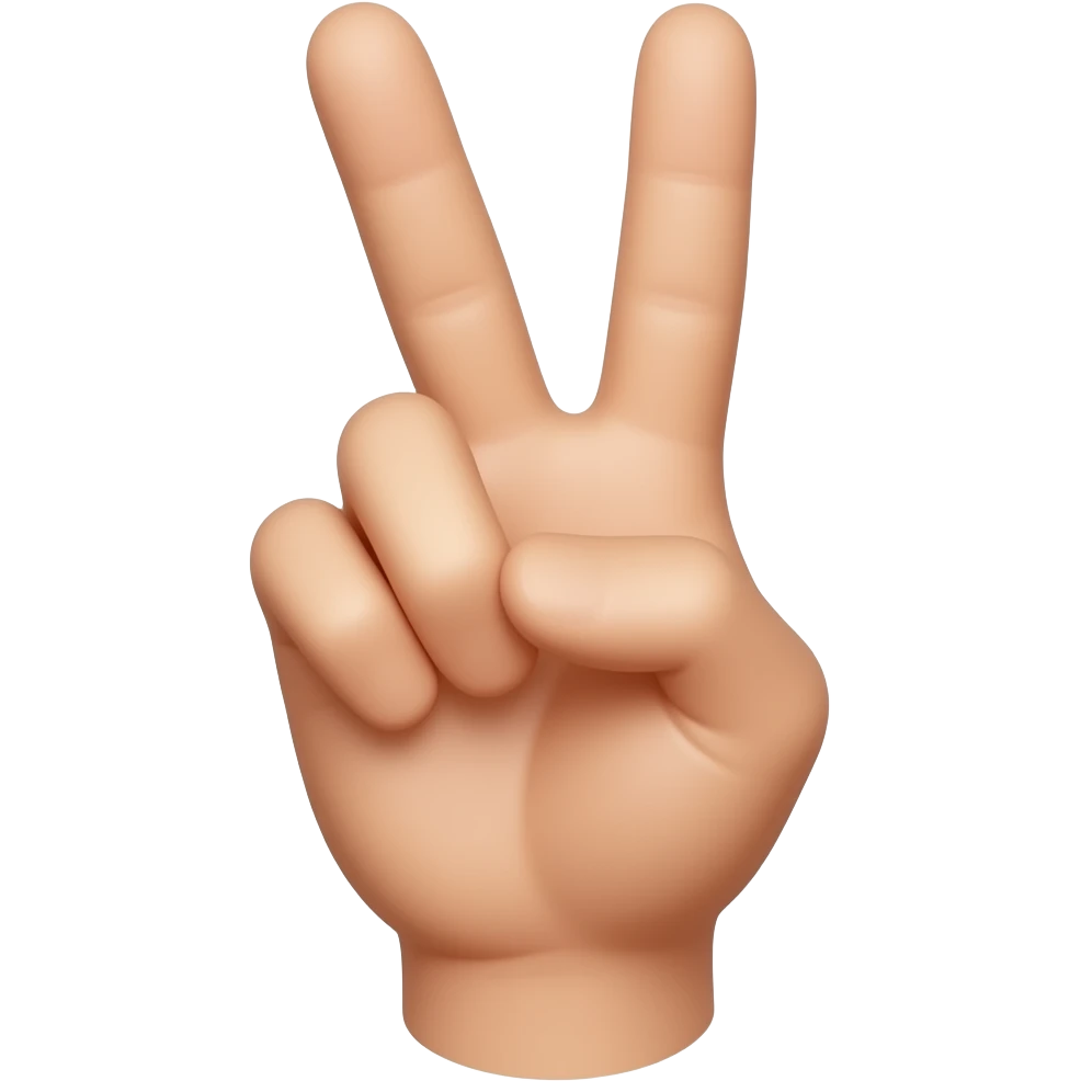 Just the hand gesture emoji