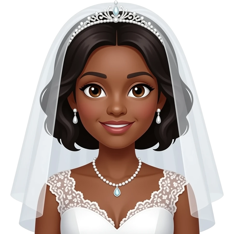 black woman bridesmaids emoji