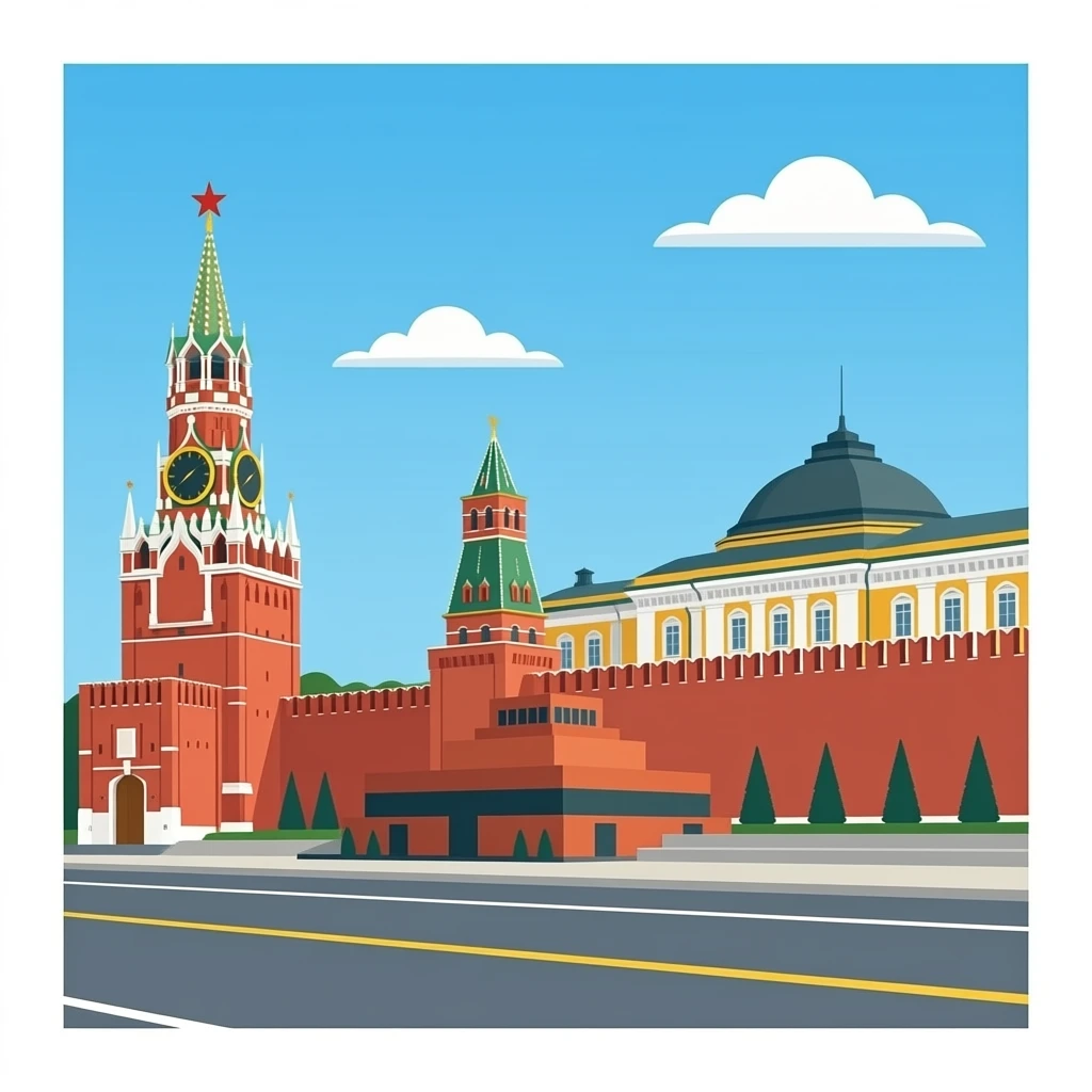 Russia Moscow Red Square emoji