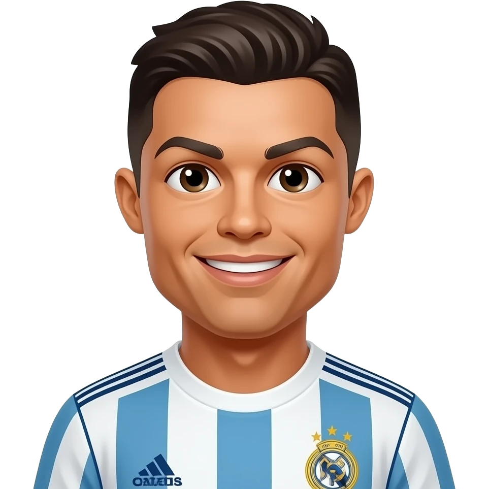 Ronaldo in real life emoji