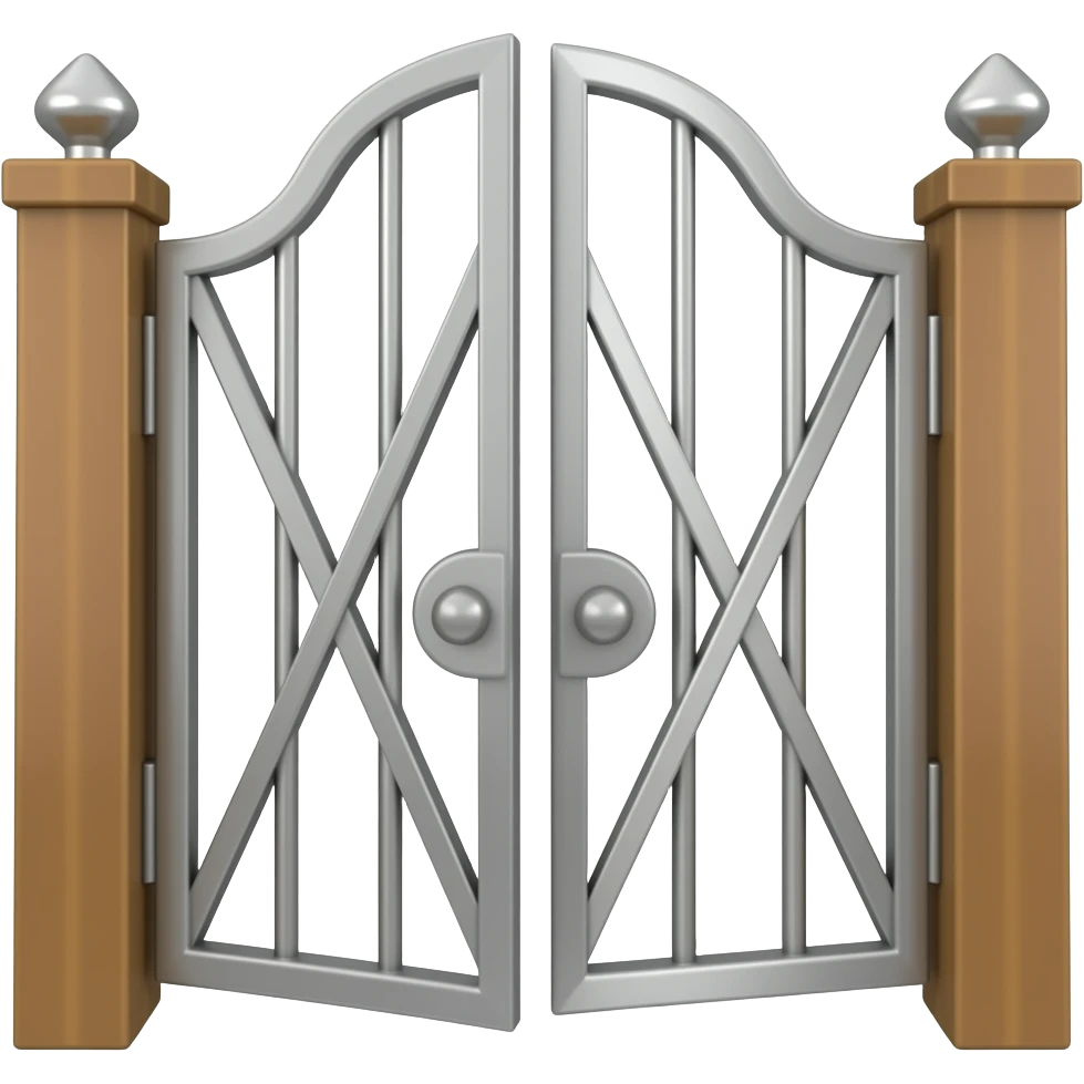 Open gate emoji
