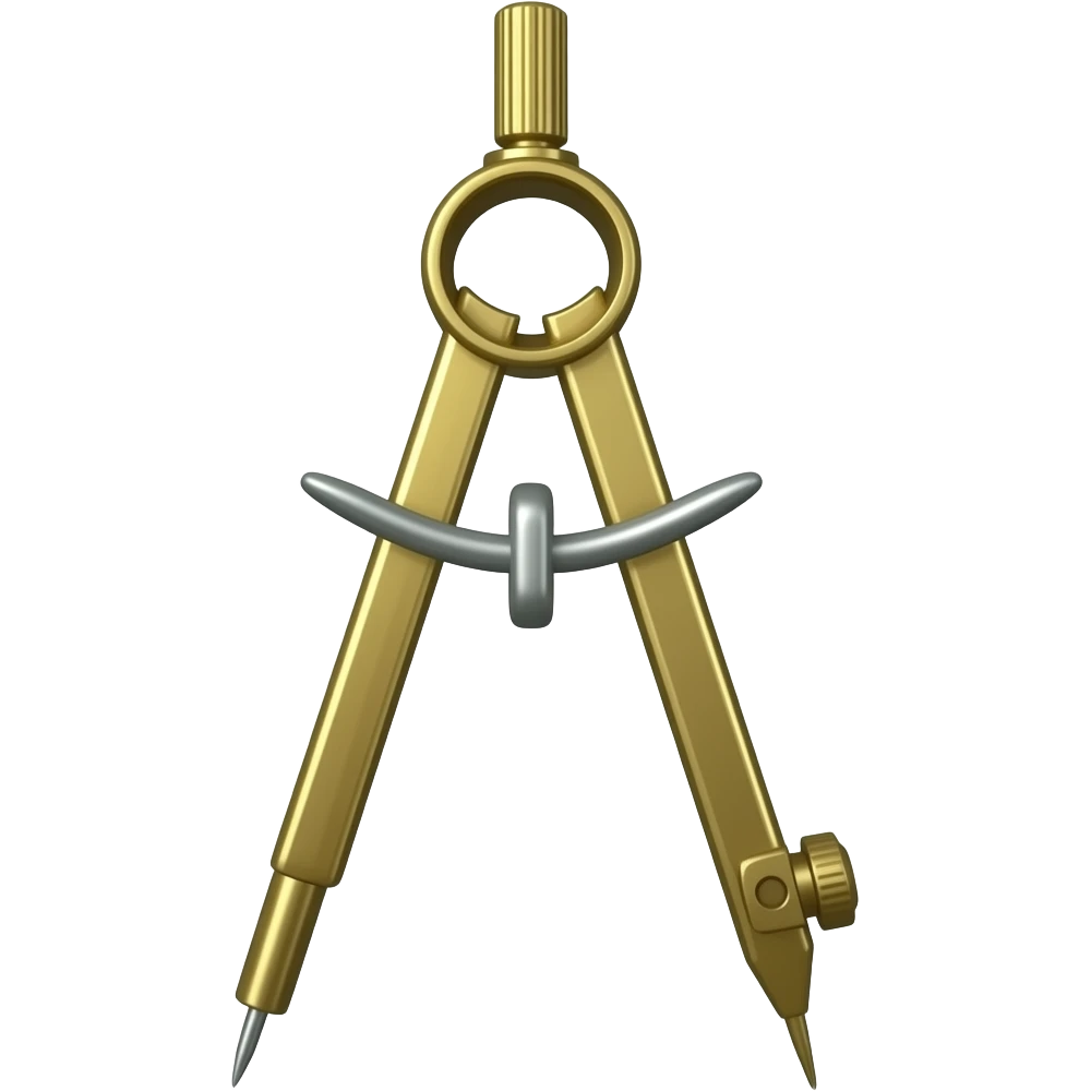 cevre cekme aleti drawing compass emoji