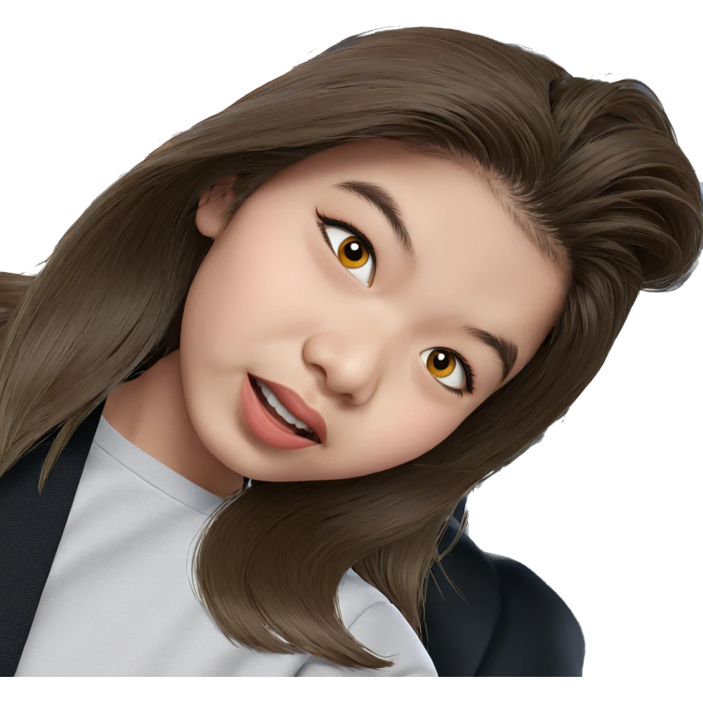 girl in car interior emoji