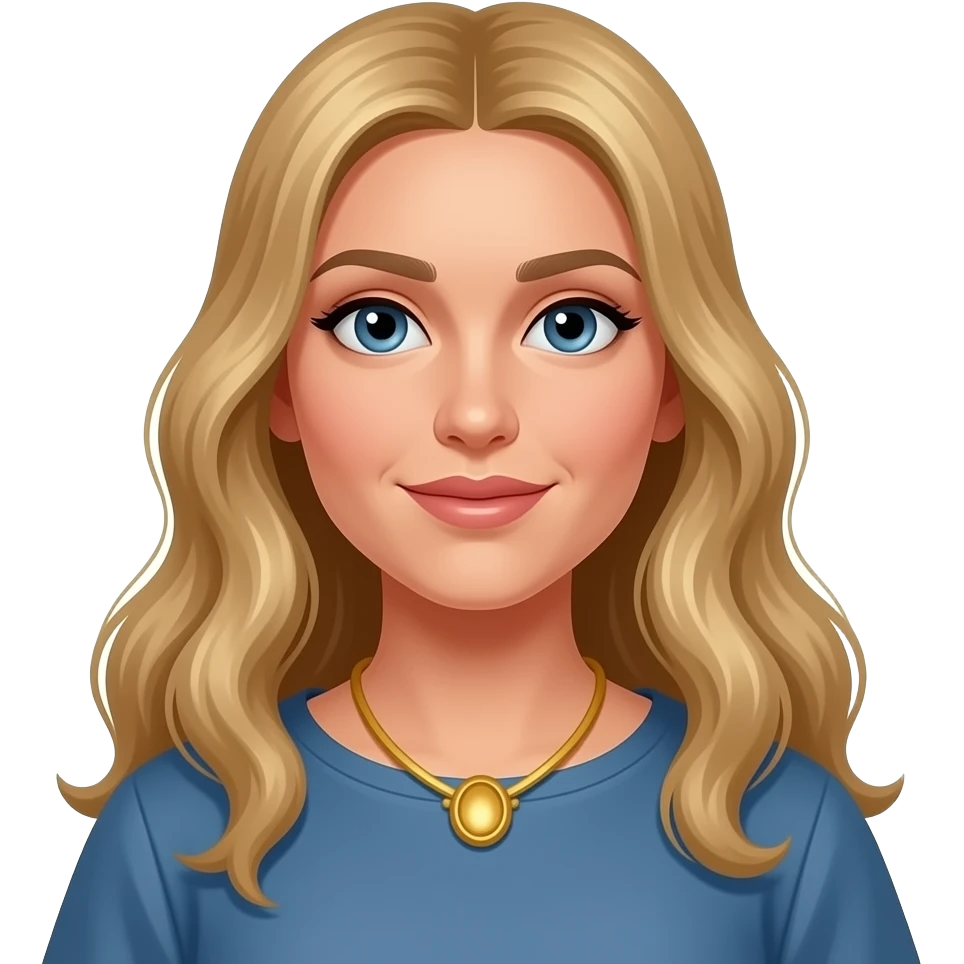 White woman playing the biblical Noah'swife emoji