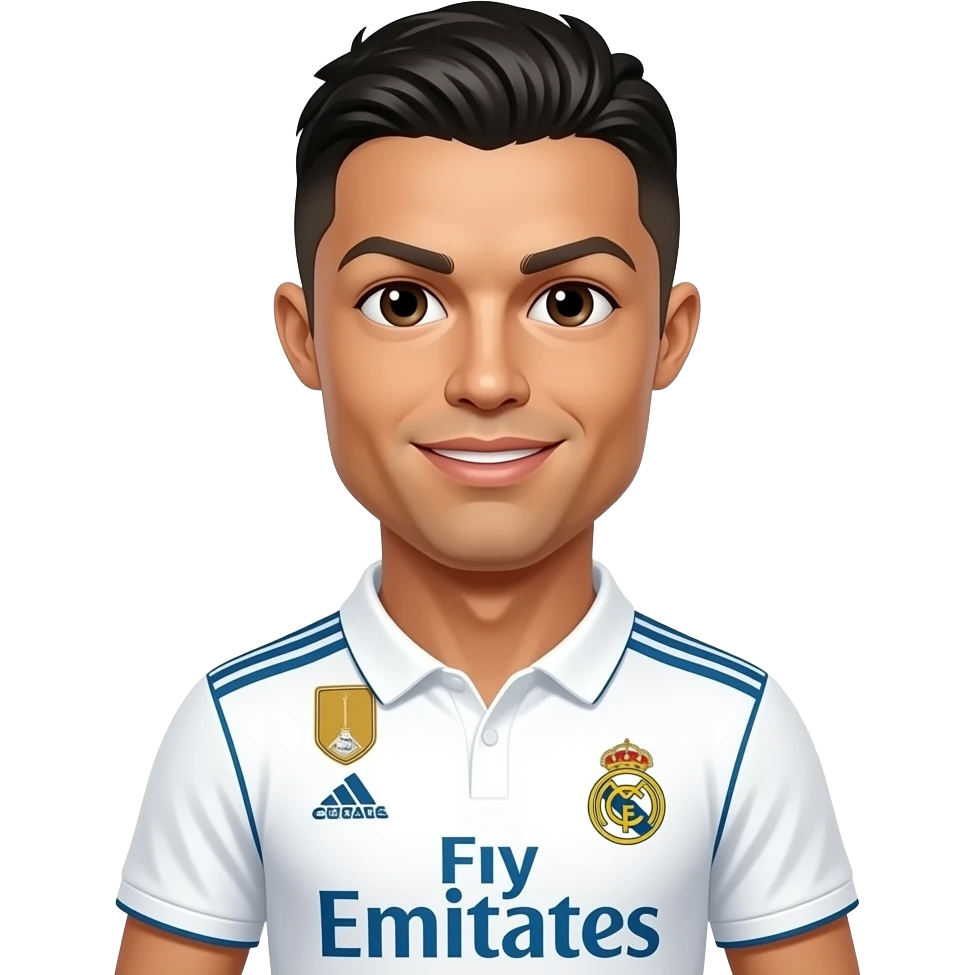 Cristiano Ronaldo emoji Real madrid emoji