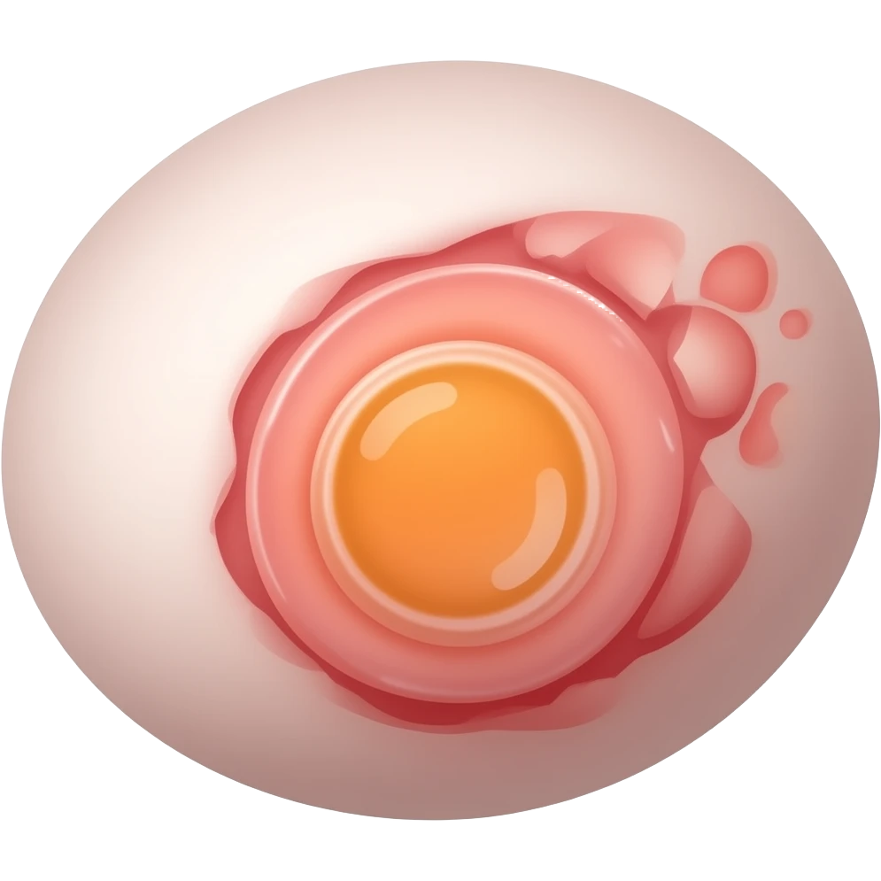 Pink the to egg emoji