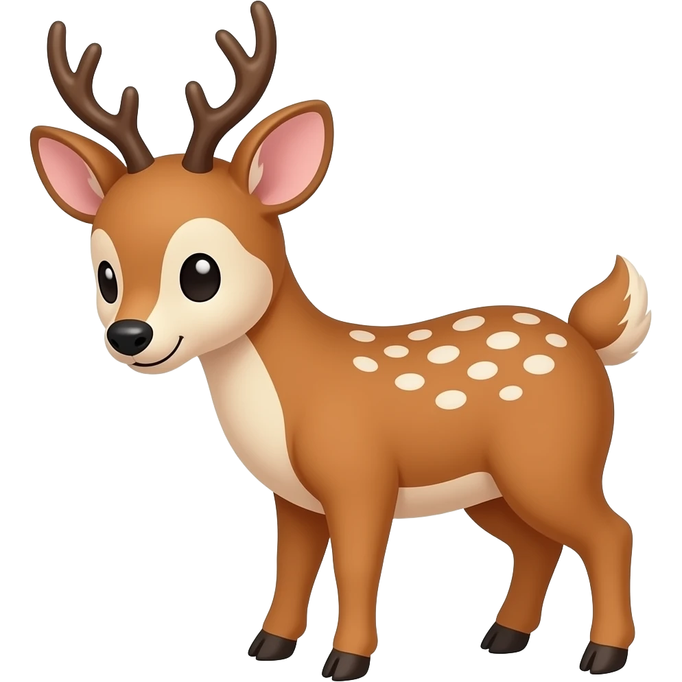 cute deer that wants money emoji