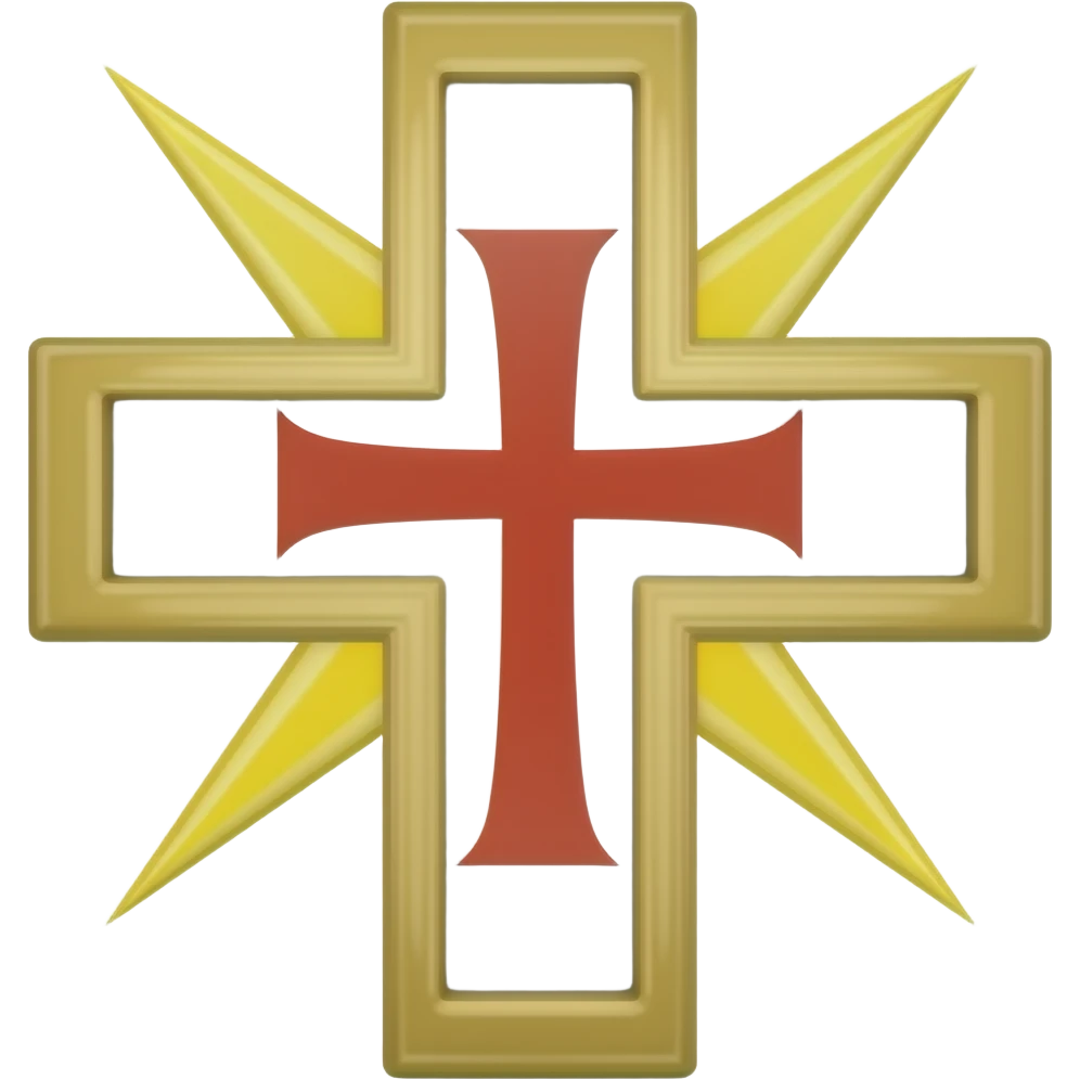 Sun templar cross emoji