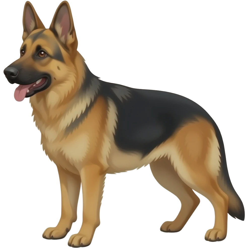 Sable german shepherd emoji