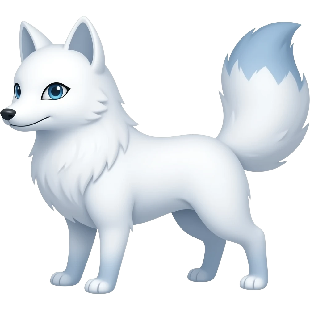 White Kitsune emoji