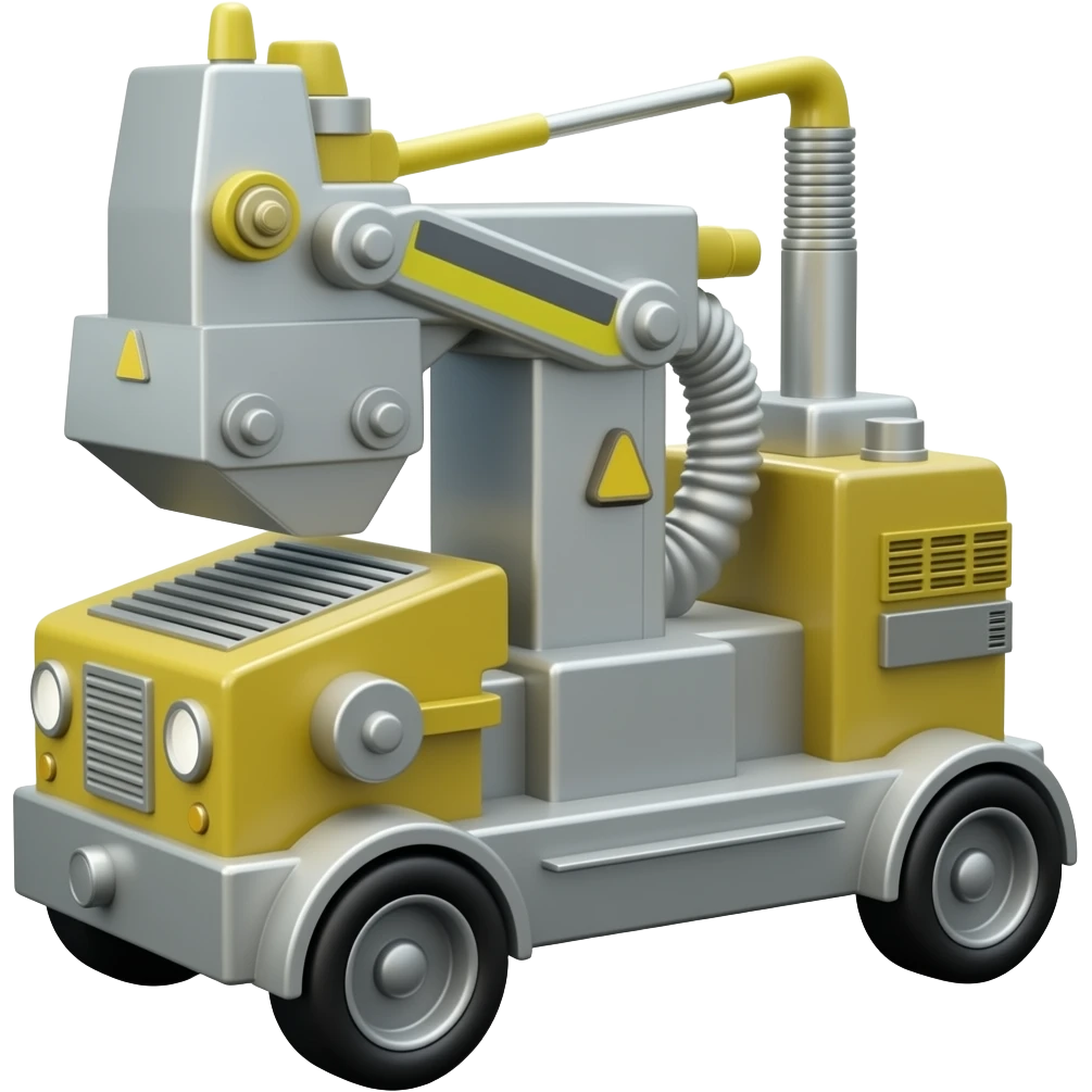 machine on wheels emoji