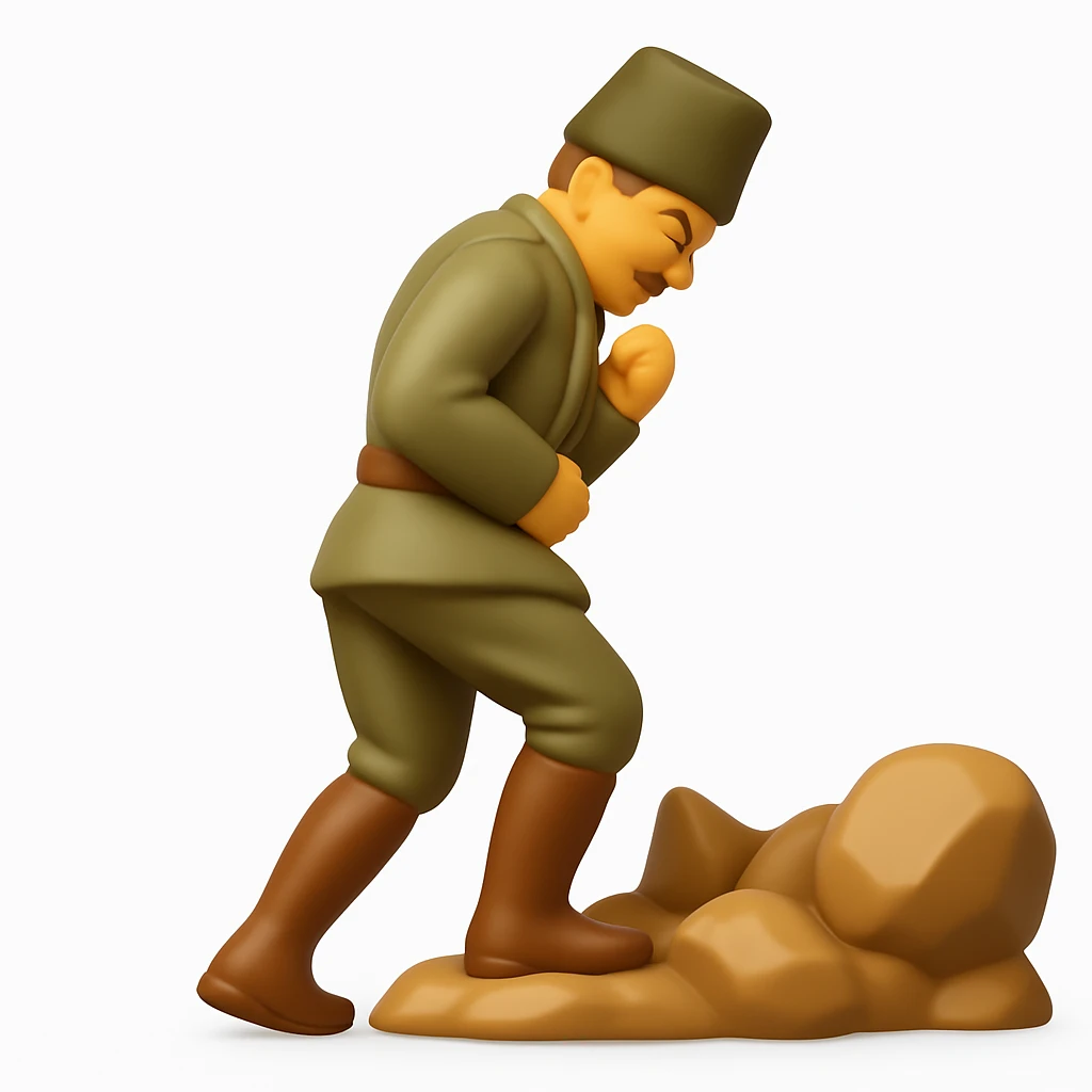 Convert the uploaded image into a 3D Apple-style emoji — preserve the key shapes, colors, and overall composition of the original image. Simplify the forms into clean. Apply glossy textures, soft lighting, smooth shading, and render everything in Apple emoji style on a clean white background

 emoji