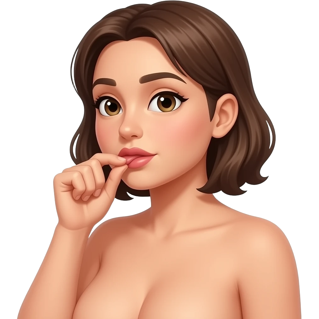 Naked mom giving blowjob emoji
