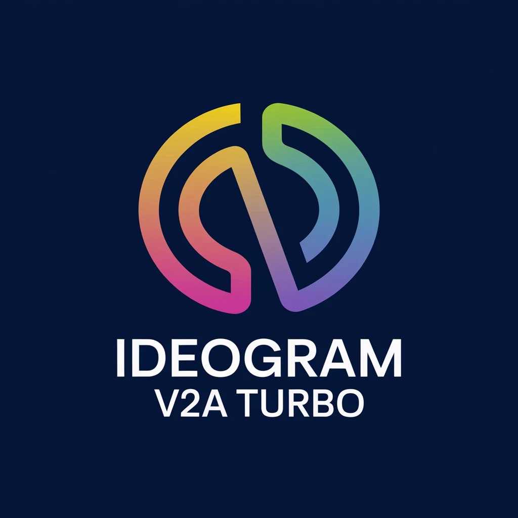 make a colorful logo of "Ideogram V2a Turbo" emoji
