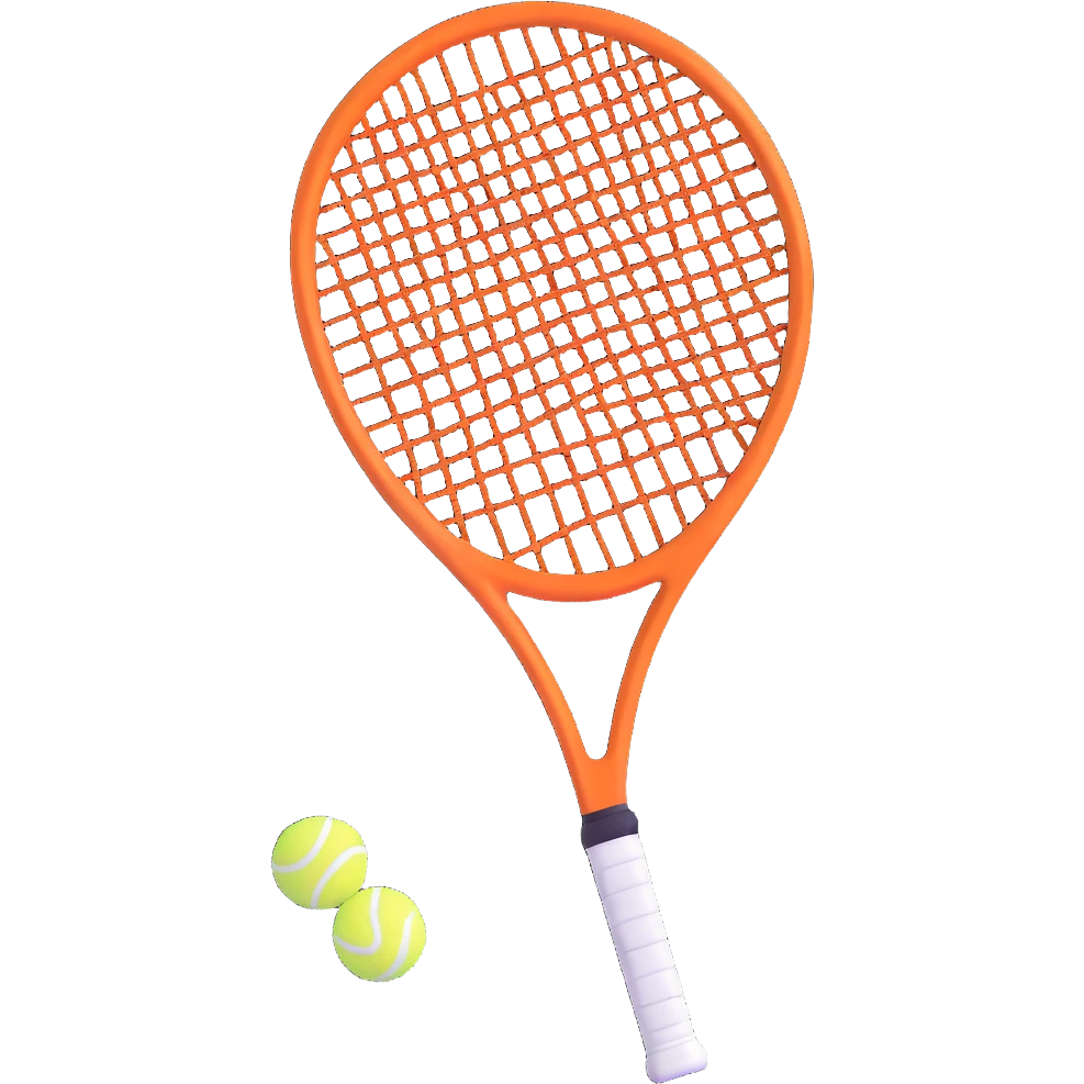 modern tennis racquet emoji