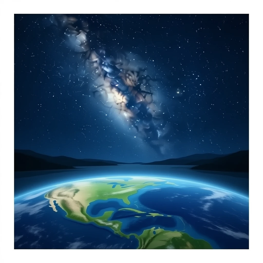 a view of Stars from earth in night emoji