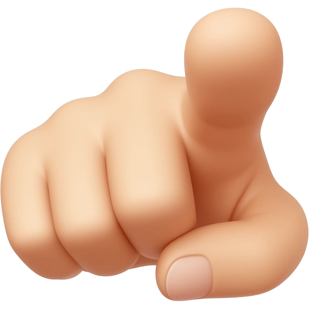 finger pointed at us emoji