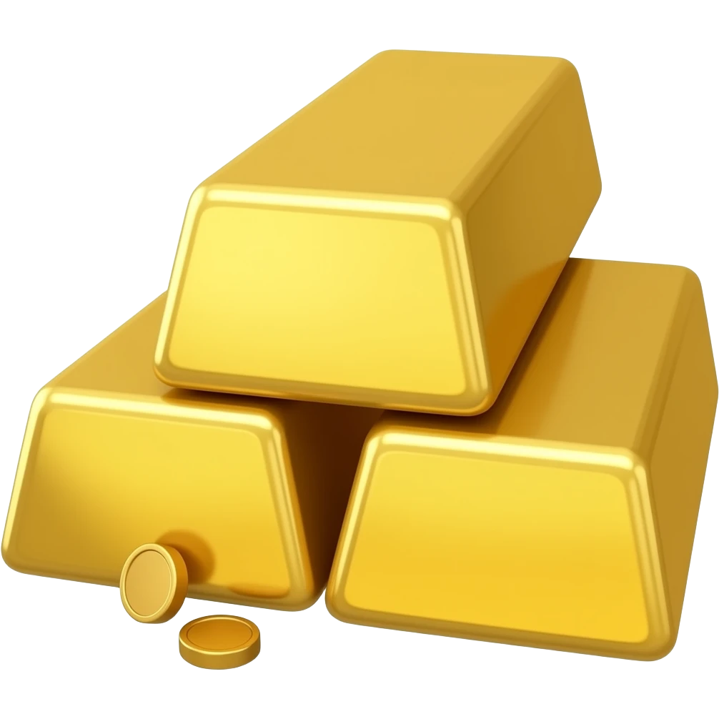 Gold bars emoji