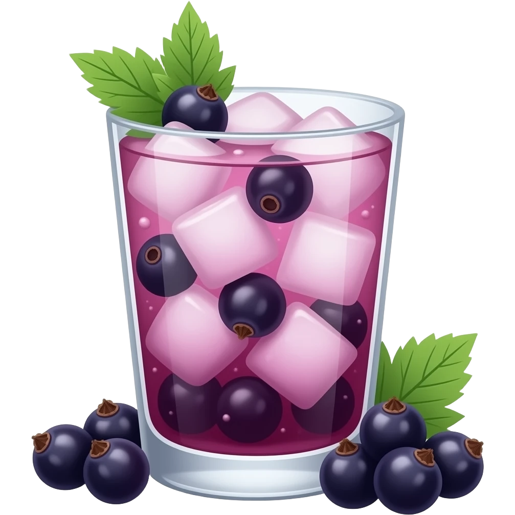 iced blackcurrant vapor emoji