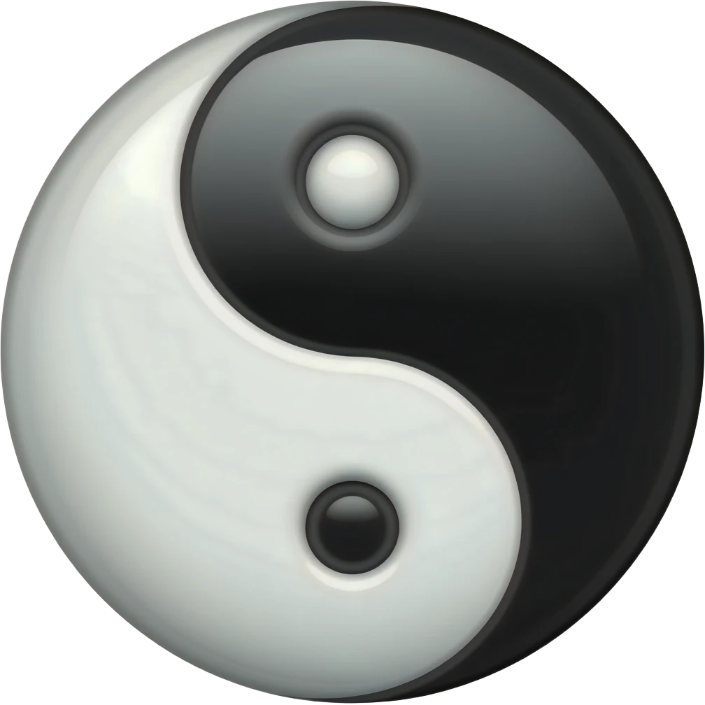 yin yang emoji