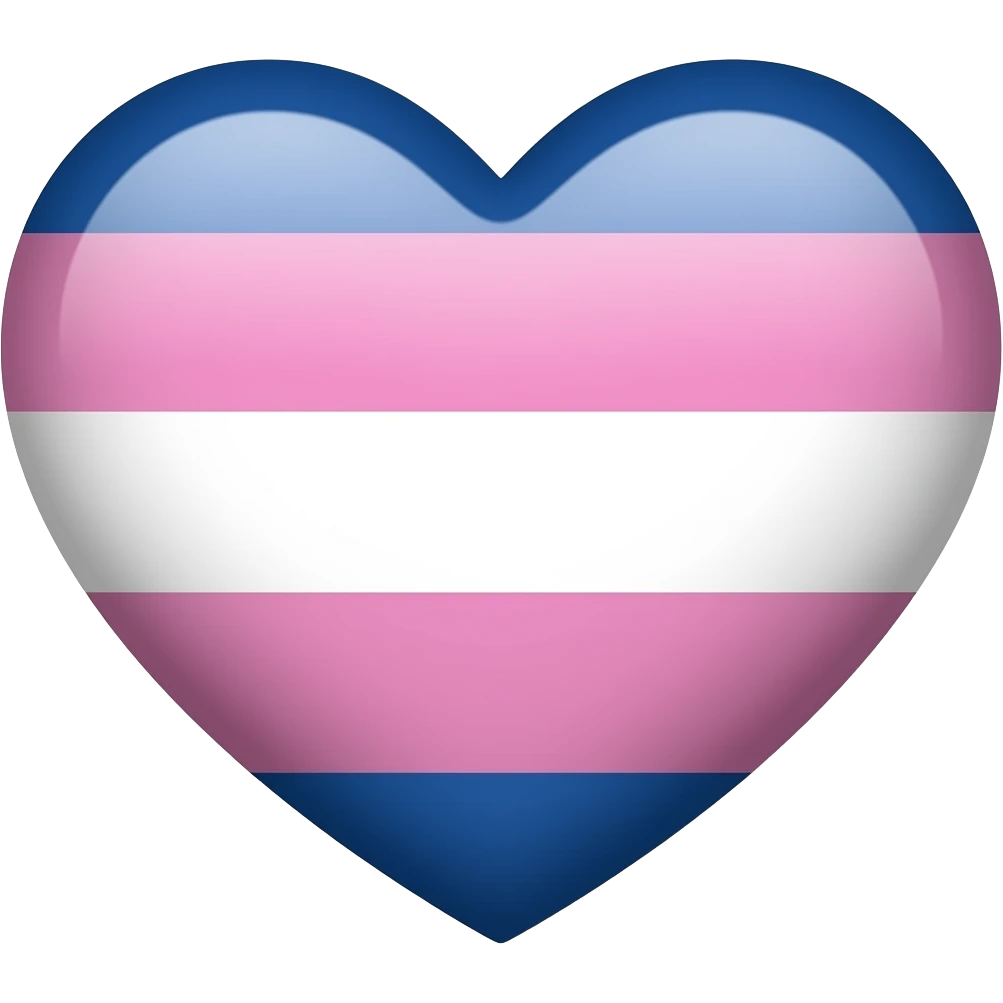 Lesbian flag heart emoji