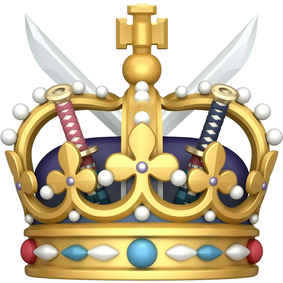 3 katanas blason emoji