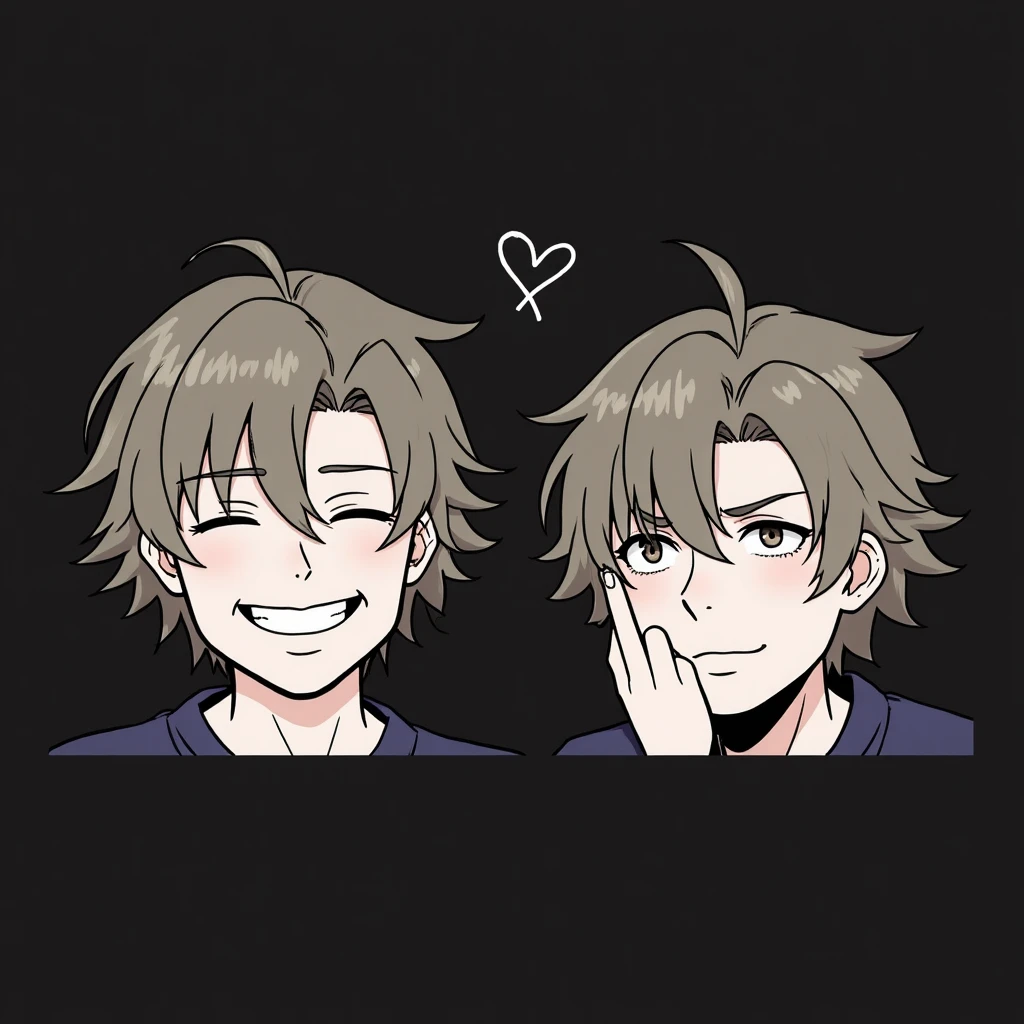 emo heart broken in two emoji