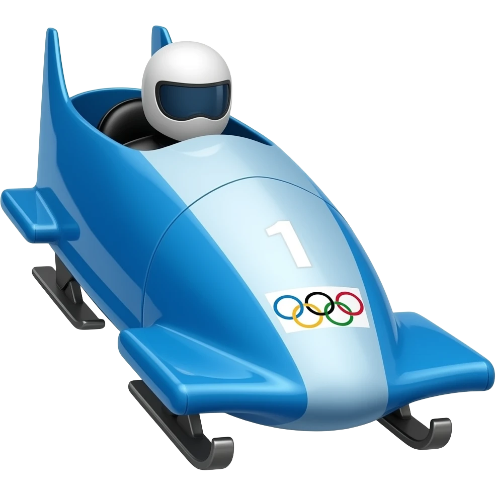 Male USA Olympic Bobsledder emoji